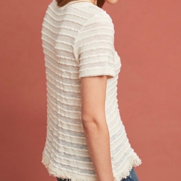 ERI + Ali Anthropologie Aida Textured Knit Top - Picture 2 of 8